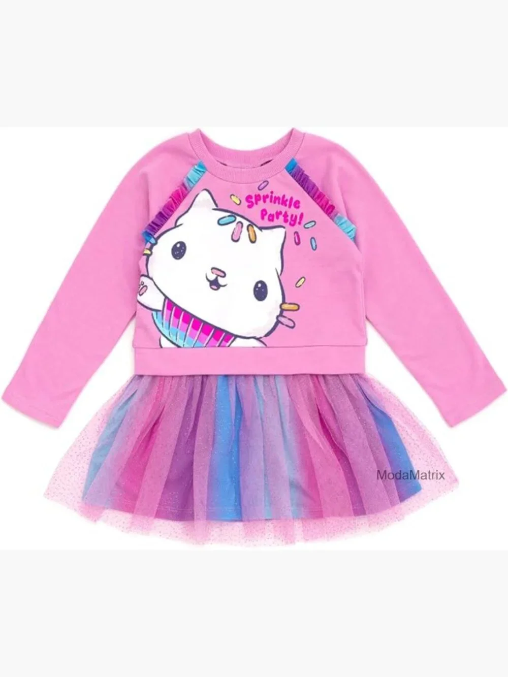 Gabby's Dollhouse Pandy Paws Cakey Cat French Terry Dress Toddler